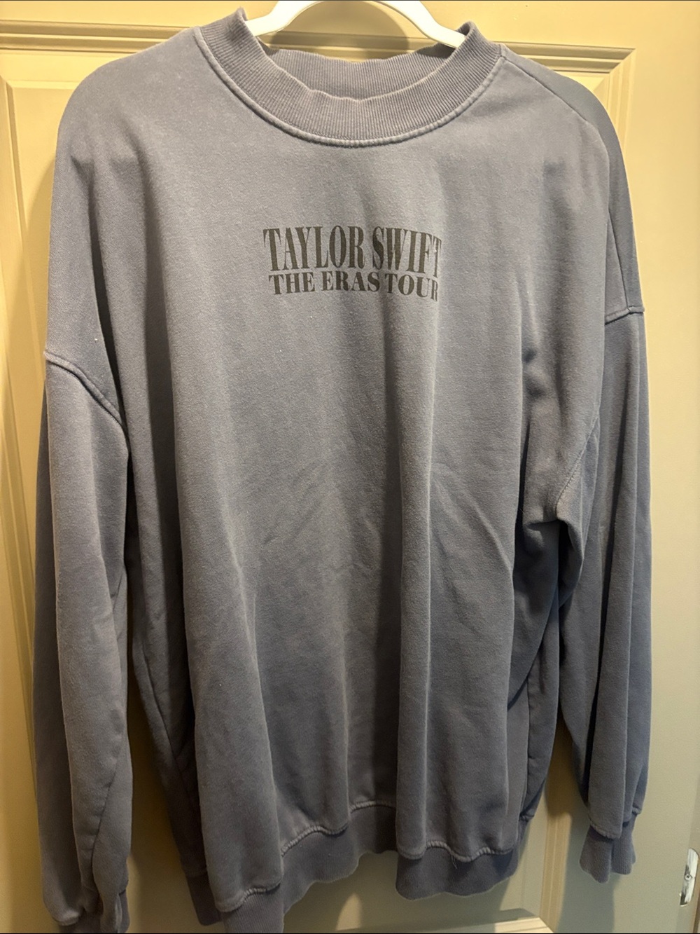 Taylor Swift Light Blue Eras Tour Crewneck Sweatshirt